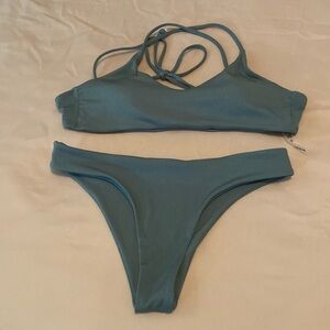 SHEIN Dark Teal Bathing Suit Size M